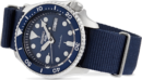 Seiko 5 Sports Automatic SKX Blue Dial Blue NATO Strap Watch For Men - SRPD51K2